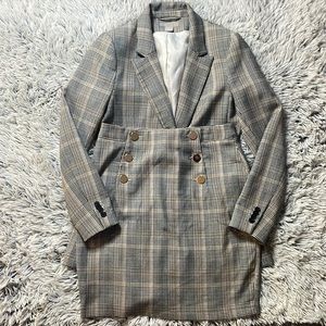 H&M skirt & blazer office suit size 6